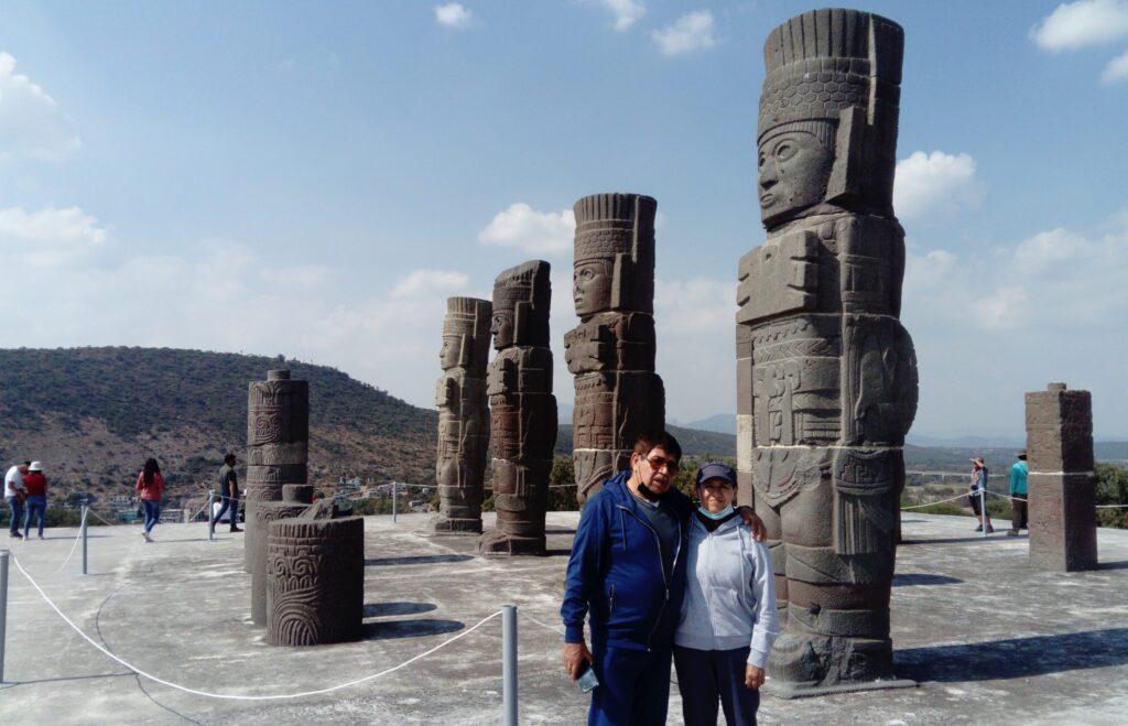 Tula archaeological site Hidalgo Mexico holiday